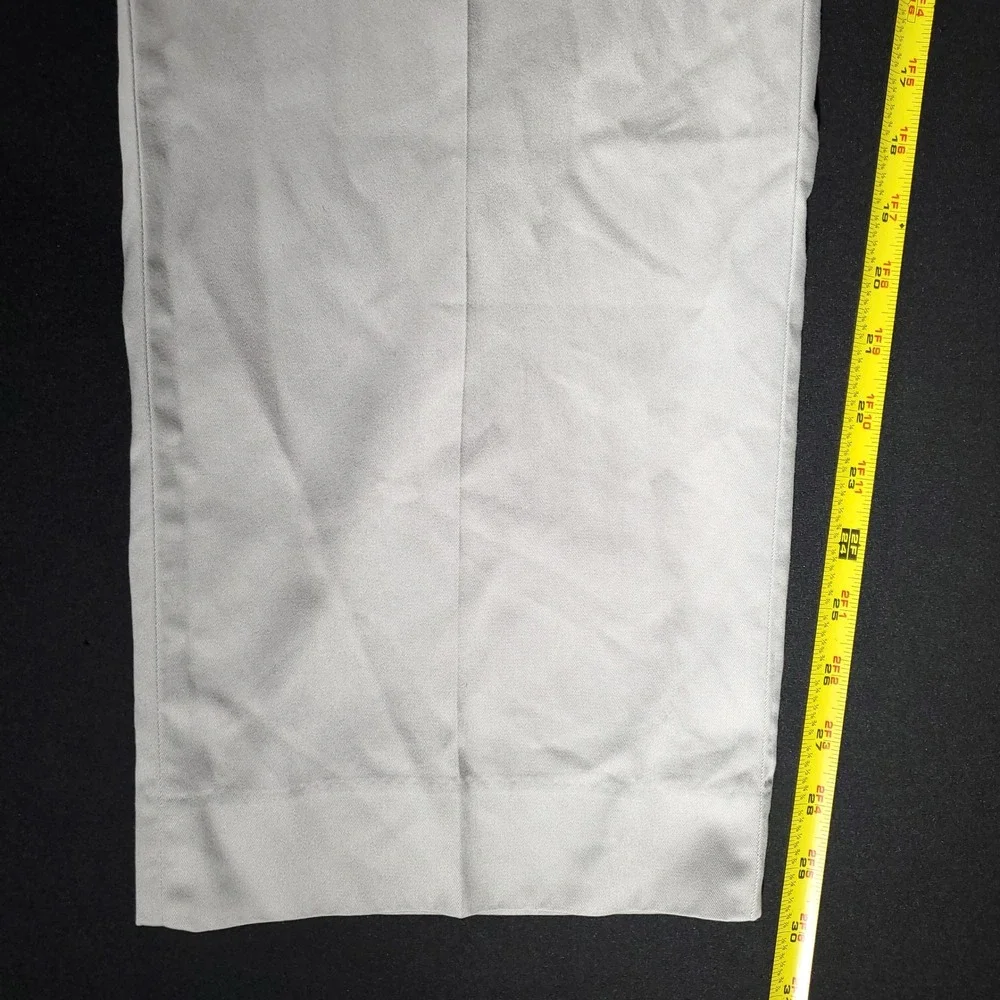 Banana Republic Dress Pants Mens 38x34 Light Gray Non Iron Tailored Slim Fit Pro